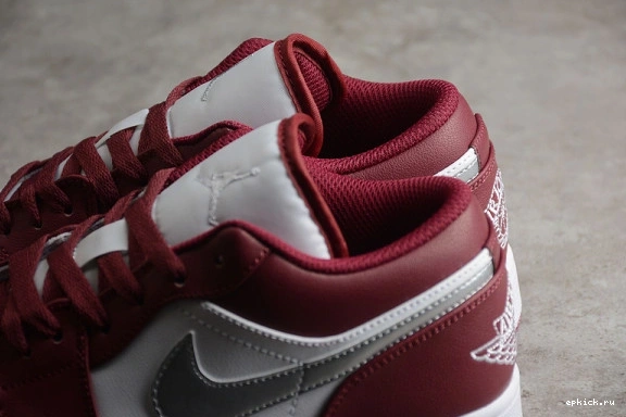 Rep EP Bordeaux 1 Low White 553558-615 553558-615 Jordan 0107